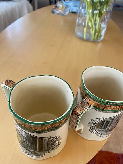 2 st somriga vintage ölglas
