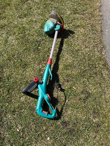 Bosch grästrimmer eldriven grön