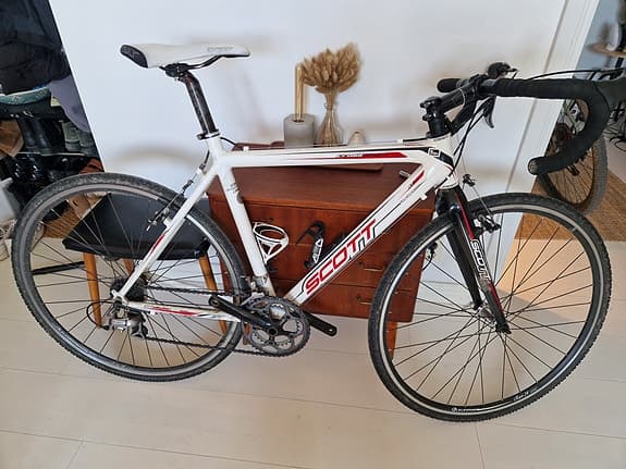 Scott CX Cyclocross/gravelcykel M 28" vit unisex