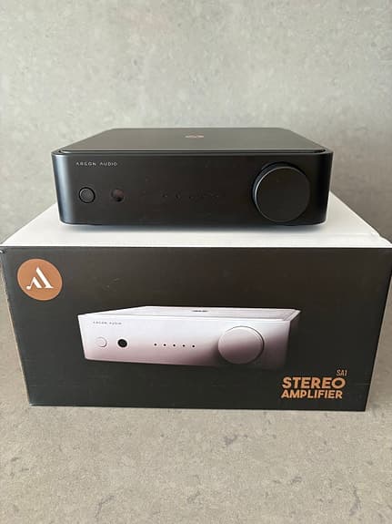 Argon SA1 stereo förstärkare svart
