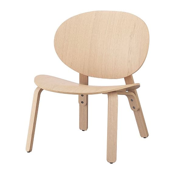 Fröset IKEA fåtölj i trä