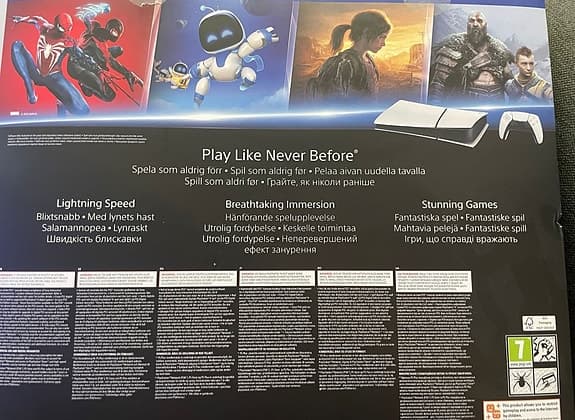 Sony Playstation 5 Digital Edition spelkonsol 825 GB vit
