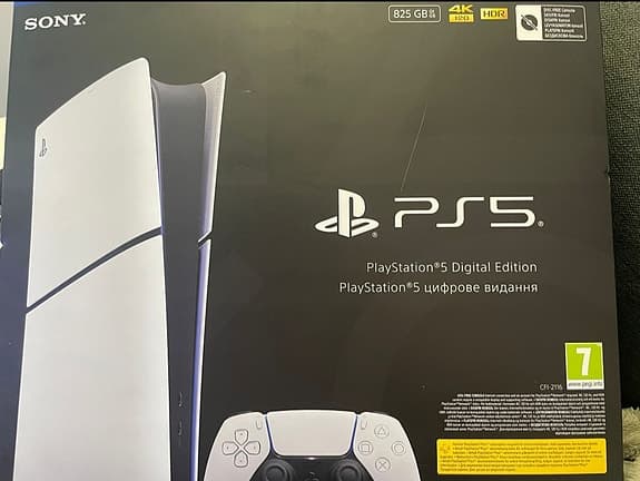Sony Playstation 5 Digital Edition spelkonsol 825 GB vit