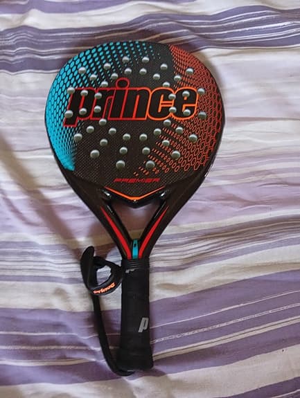 Prince Premier V2 padelracket svart röd blå