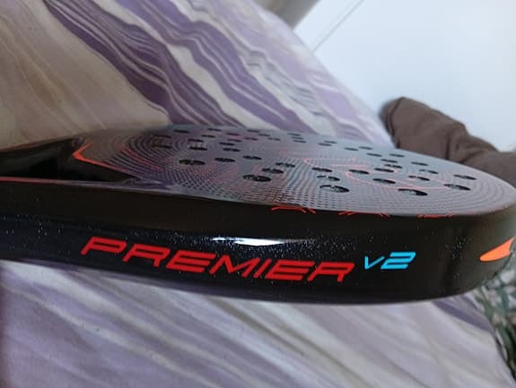 Prince Premier V2 padelracket svart röd blå