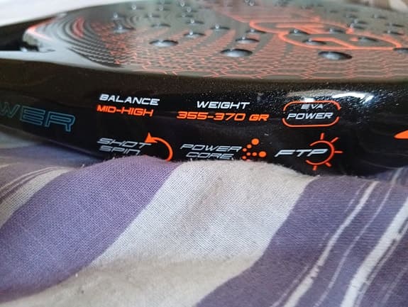 Prince Premier V2 padelracket svart röd blå