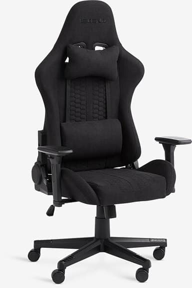 Gamingstol NIBE svart tyg/svart