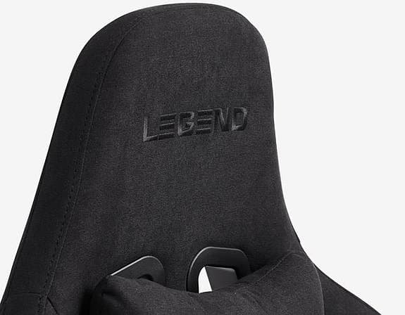 Gamingstol NIBE svart tyg/svart