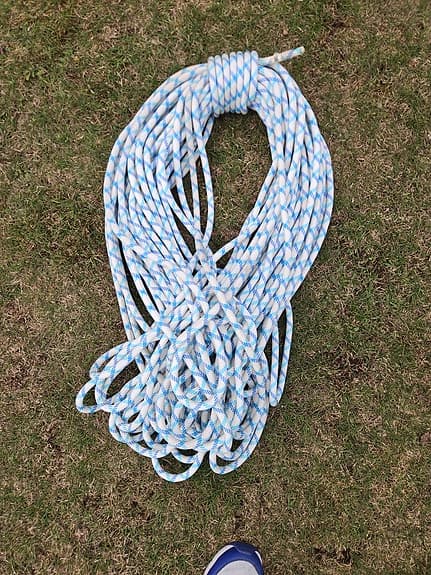 Edelrid Python klätterrep 60 m blåvit