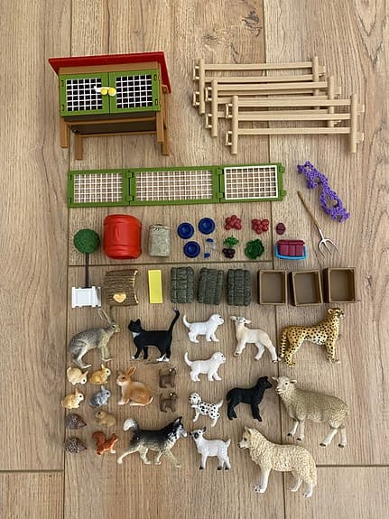 Schleich djur och tillbehör