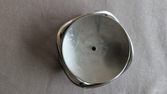 Georg Jensen. Ljusstake i stål