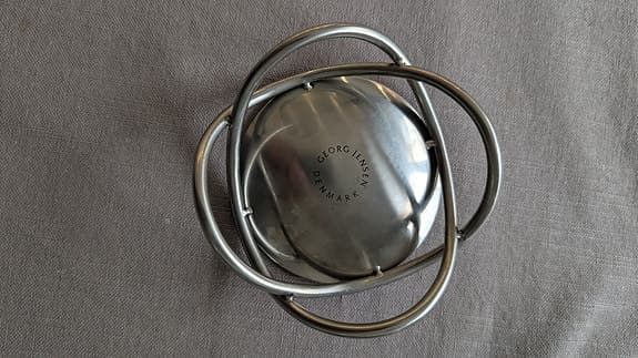 Georg Jensen. Ljusstake i stål
