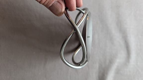 Georg Jensen. Ljusstake i stål