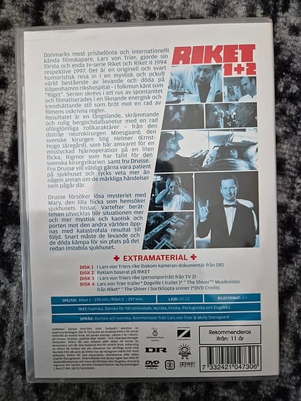 Riket 1 och 2 på dvd