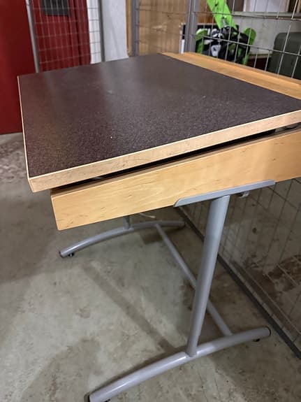 Skolbänkar, två stycken, vintage