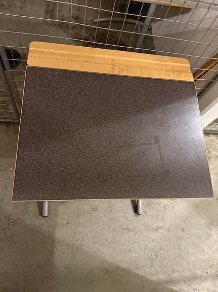 Skolbänkar, två stycken, vintage