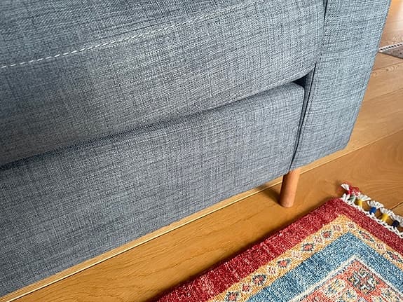 Bolia soffa 3-sits blå textil