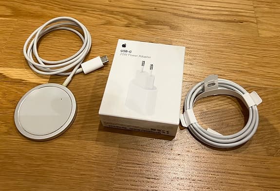 Apple MagSafe trådlös laddare & ladd adapter 20w & laddkabel