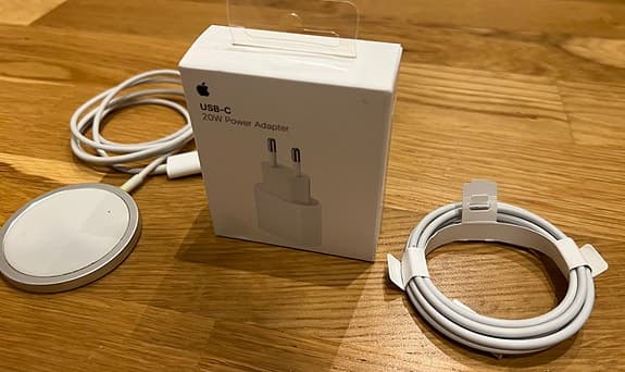 Apple MagSafe trådlös laddare & ladd adapter 20w & laddkabel