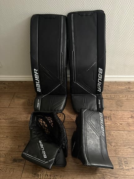 Målvaktsbenskydd plock och stöt