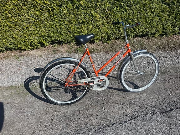 Crescent stadscykel unisex 26" M orange