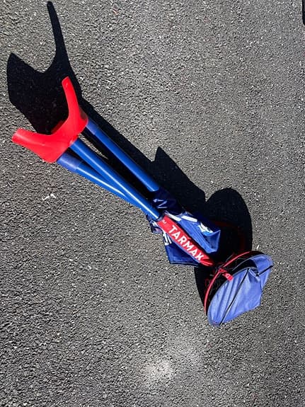 Tarmak portabel basketkorg blå röd