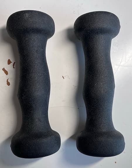 Hantlar 1 kg par svart Casall