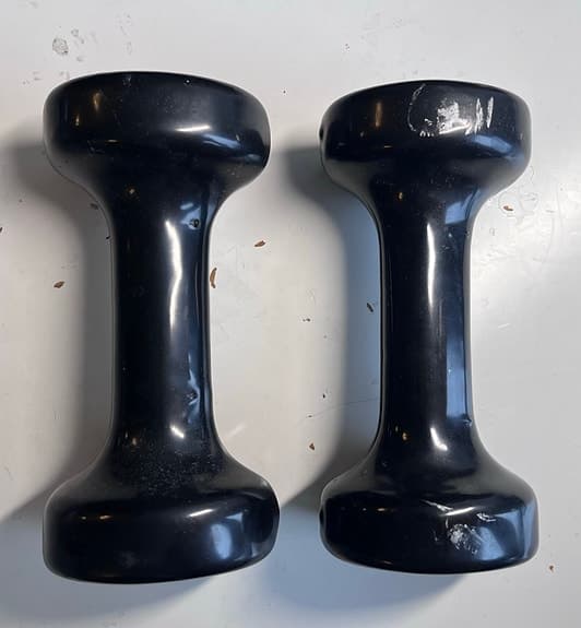 Hantelset 2 kg svart