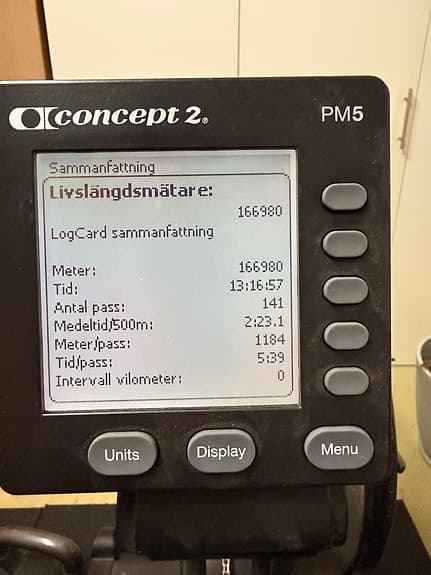 Roddmaskin Concept2 RowErg