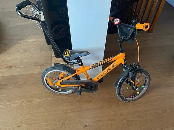 Crescent barncykel 16" orange