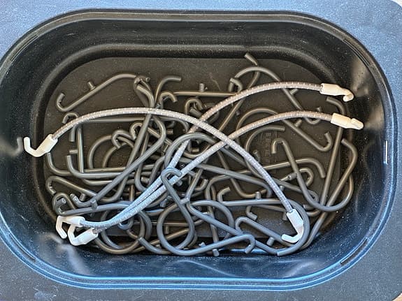 2x IKEA Skådis förvaringspaneler med krokar