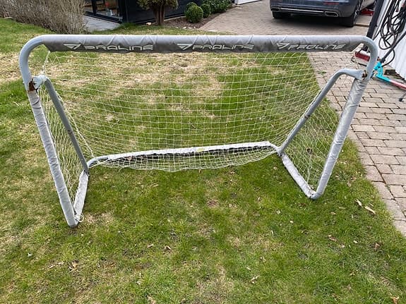 Proline fotbollsmål metall grå 150x100cm