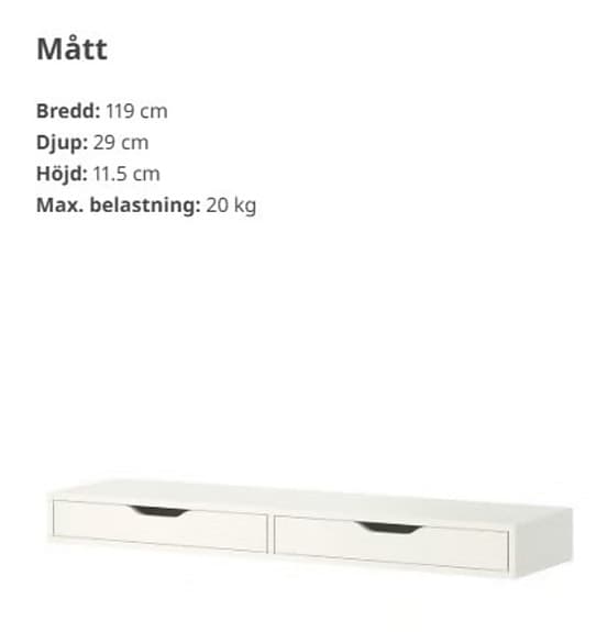 IKEA EKBY ALEX Hyllor