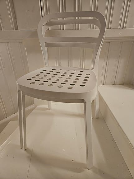 REIDAR IKEA. Stapelbara stolar i metall