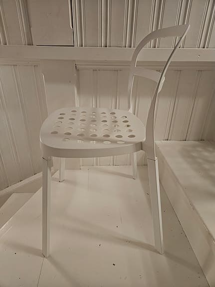 REIDAR IKEA. Stapelbara stolar i metall
