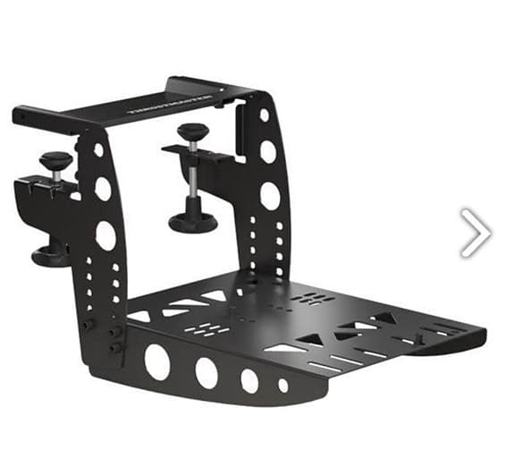 Thrustmaster joystick, throttle samt monteringsfäste.