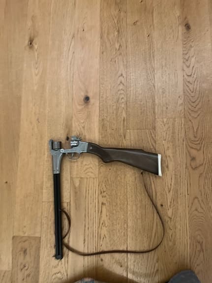 Knallpulver gevär metal