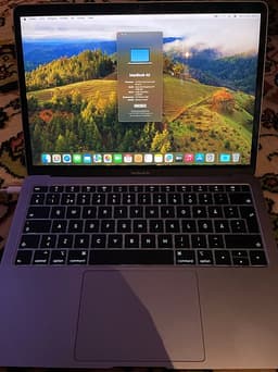 Apple MacBook Air laptop 13 tum grå