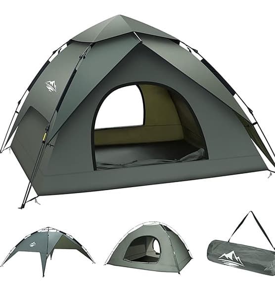 Tält med easy setup för 2-3 personer. Aldrig använt.