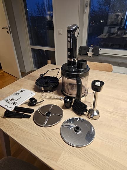 OBH Nordica 2-i-1 stavmixer och matberedare