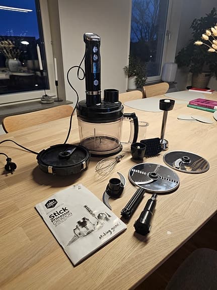 OBH Nordica 2-i-1 stavmixer och matberedare