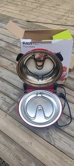 KitchPro Pizza Maker pizzaugn röd