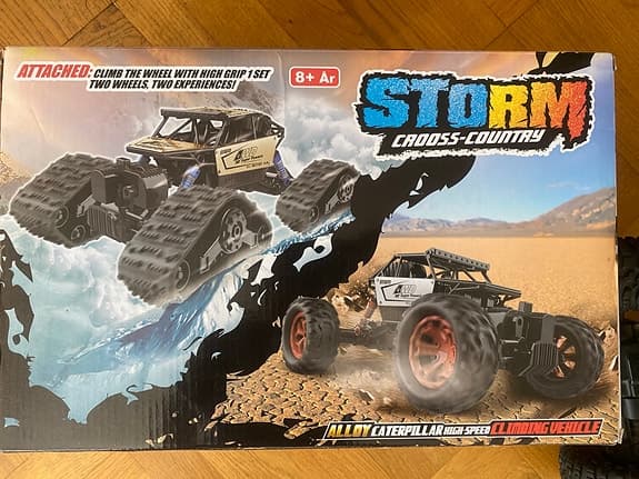 Radiostyrd terrängbil “Storm Cross-Country” – ny i kartong