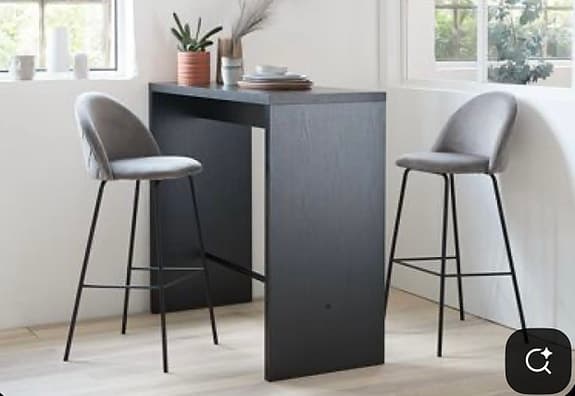 Barbord + 4st stolar