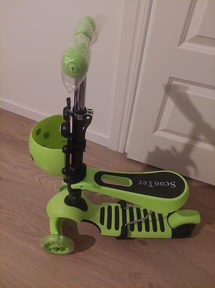 3-i-1 Sparkcykel för barn med säte och förvaring