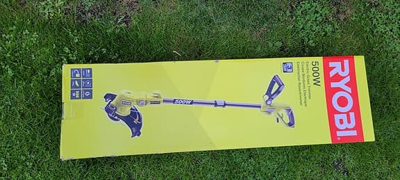 Ryobi 500W grästrimmer eldriven gul