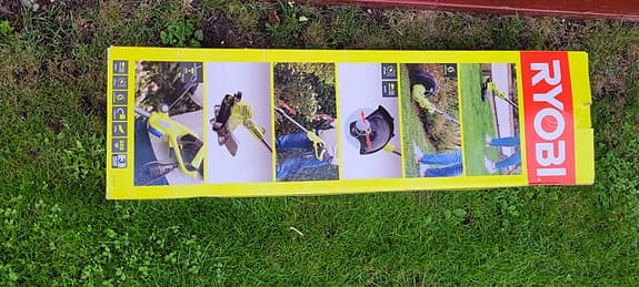 Ryobi 500W grästrimmer eldriven gul
