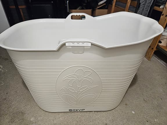 Ekvip badbalja plast vit
