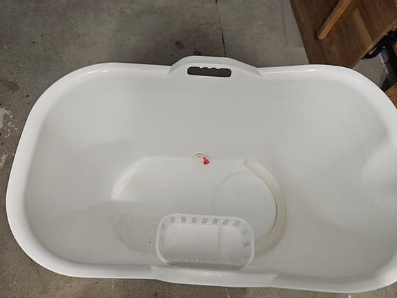 Ekvip badbalja plast vit