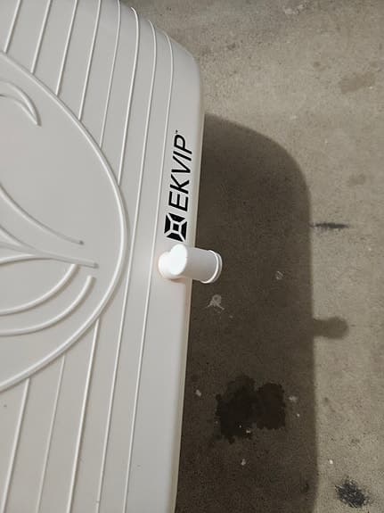 Ekvip badbalja plast vit